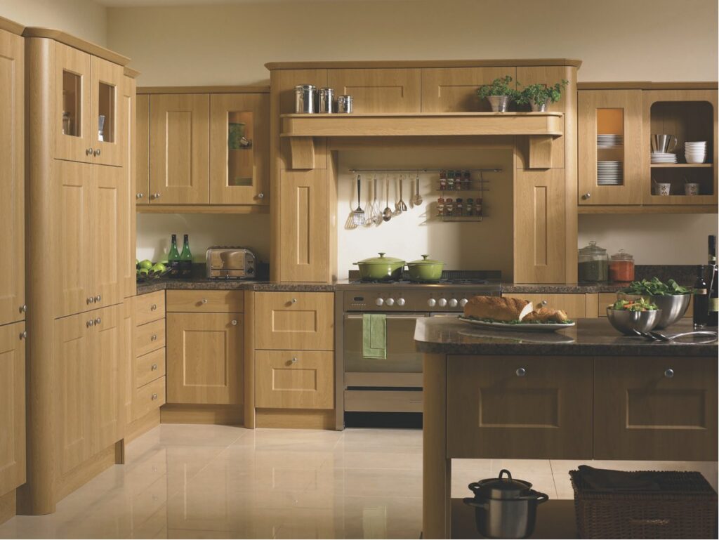 Cambridge shown in Lissa Oak kitchen
