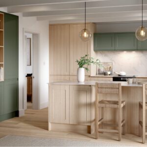 Elland shown in Light Vicenza Oak kitchen