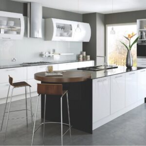 Lincoln shown in High Gloss White kitchen