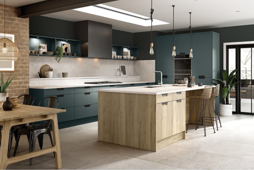 Segreto shown in Halifax Natural Oak kitchen