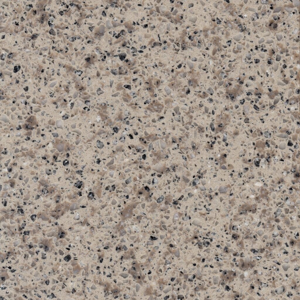 Sasso Riso quartz overlay worktop colour
