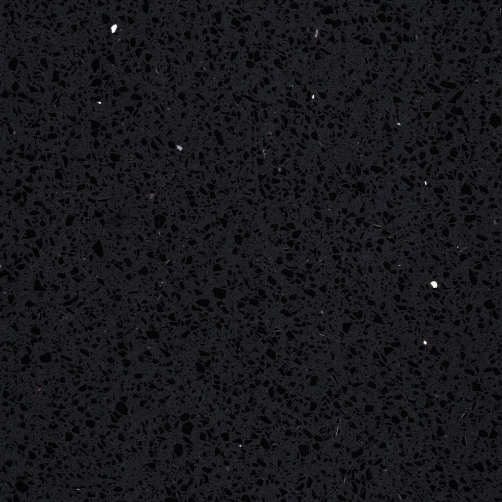 Nero Argento quartz overlay worktop colour