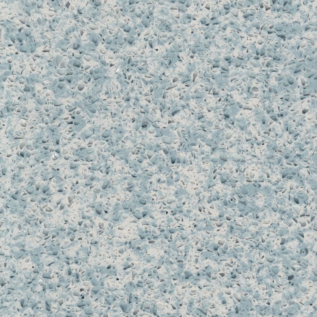 Cielo Argento quartz overlay worktop colour