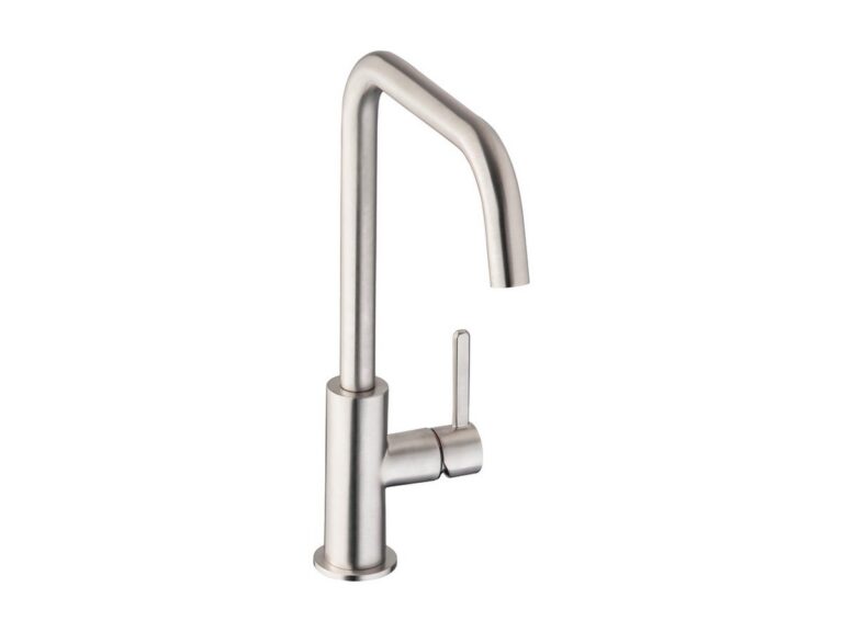 Abode Althia kitchen tap in brushed nickel