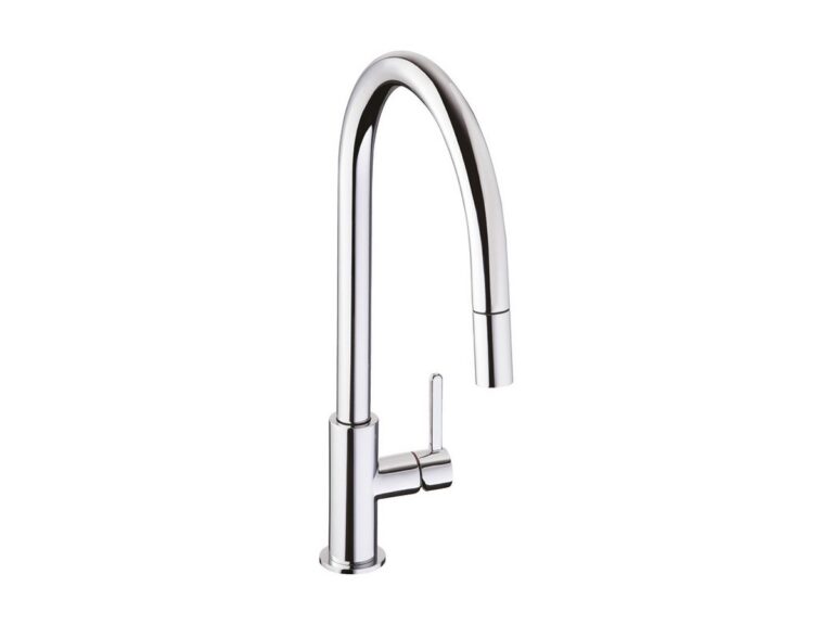 Abode Althia pull-out kitchen tap in chrome