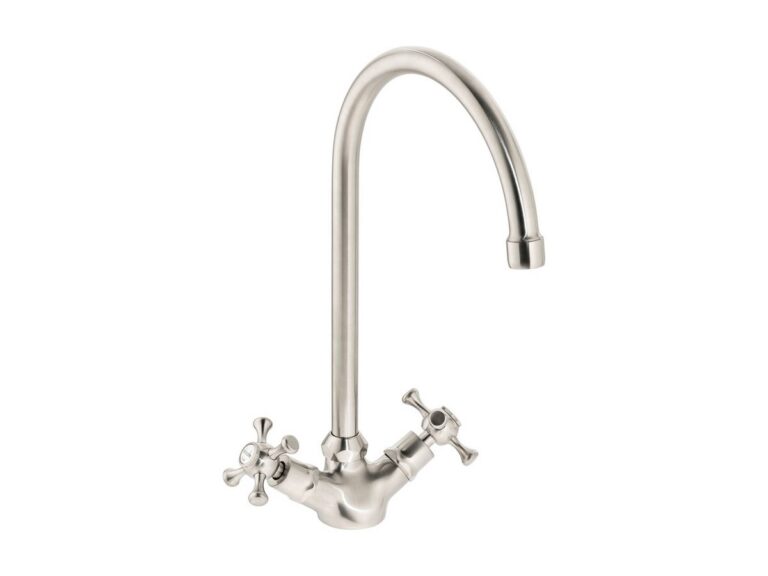 Abode Burford kitchen tap in brushed nickel