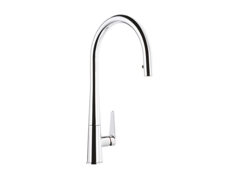 Abode Coniq R pull-out kitchen tap in chrome
