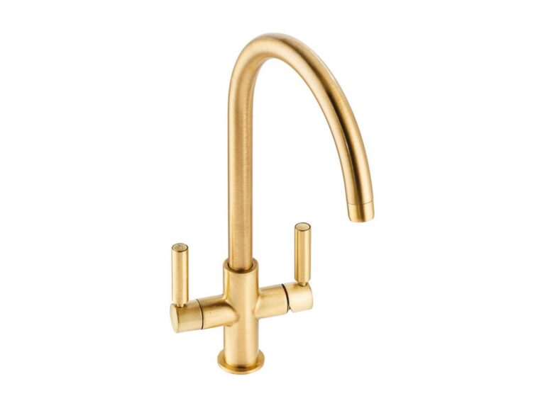 Abode Globe Aquifier filter tap in brushed brass