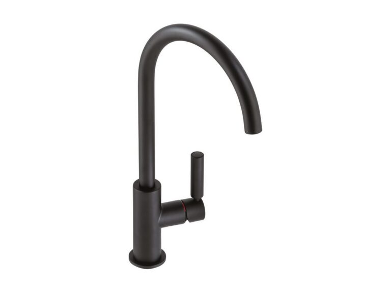 Abode Globe kitchen tap in matt black