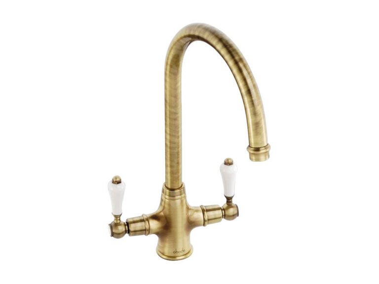 Abode Ludlow kitchen tap in brushed brass