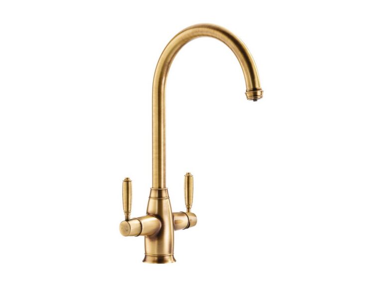 Abode Oxbury 4-in-1 boiling water tap in antique brass