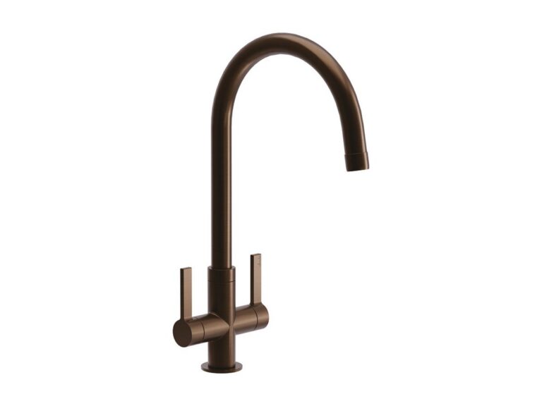 Abode Pico kitchen tap in dark bronze