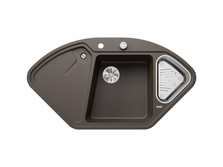Blanco Delta II silgranit composite kitchen sink in coffee