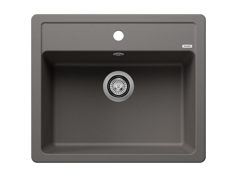 Blanco Legra 6 silgranit composite kitchen sink in volcano grey