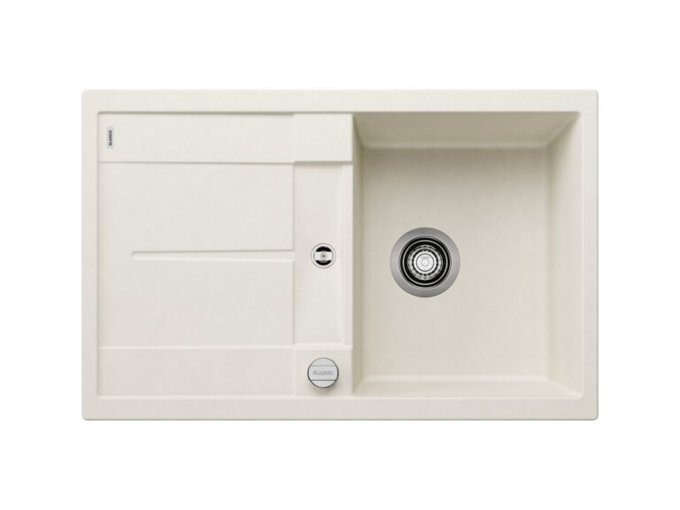 Blanco Metra 45 S silgranit composite kitchen sink in soft white