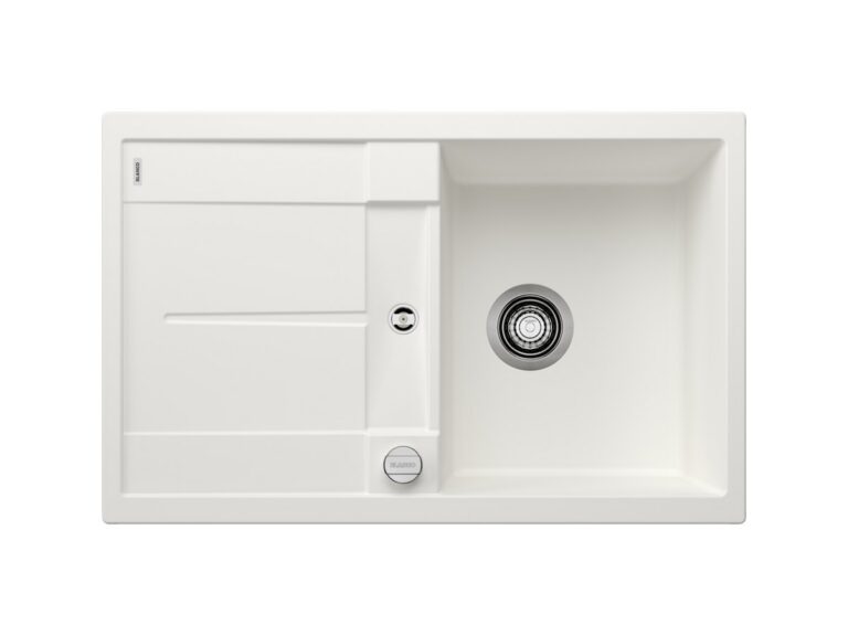 Blanco Metra 45 S silgranit composite kitchen sink in white