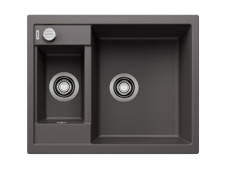 Blanco Metra 6 silgranit composite kitchen sink in rock grey