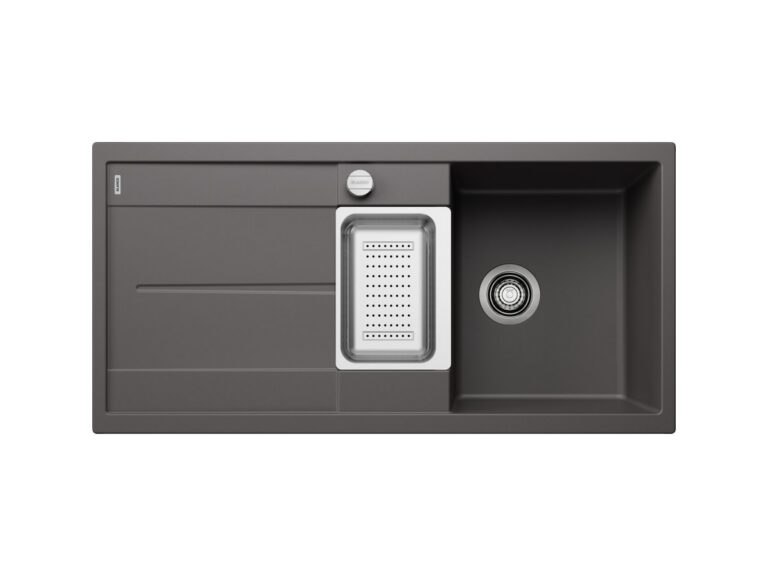 Blanco Metra 6 S silgranit composite kitchen sink in rock grey