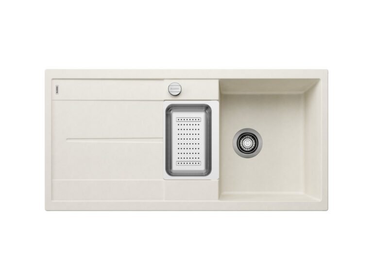 Blanco Metra 6 S silgranit composite kitchen sink in soft white