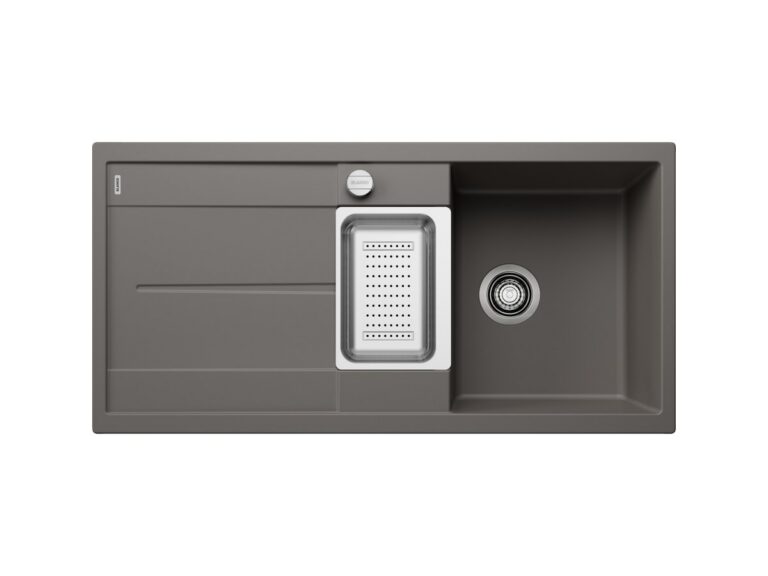 Blanco Metra 6 S silgranit composite kitchen sink in volcano grey