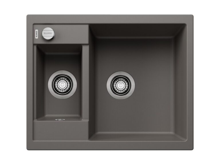 Blanco Metra 6 silgranit composite kitchen sink in volcano grey