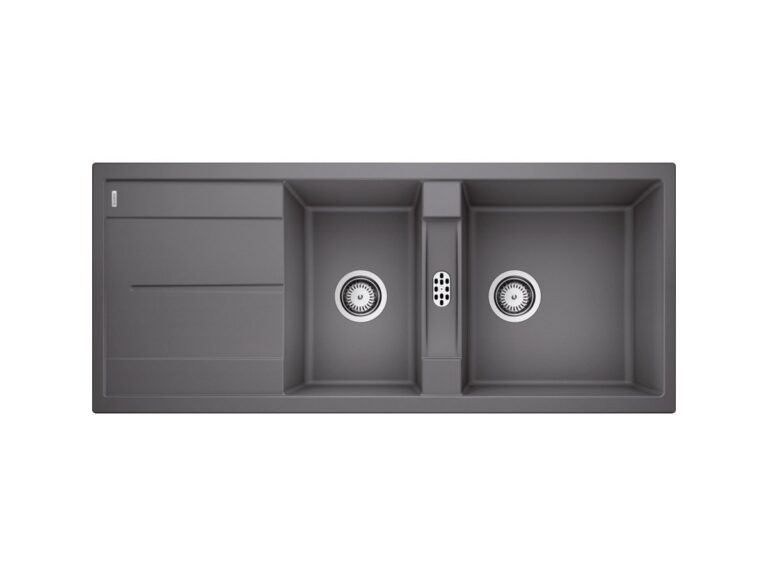 Blanco Metra 8 S silgranit composite kitchen sink in rock grey