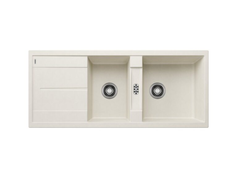 Blanco Metra 8 S silgranit composite kitchen sink in soft white