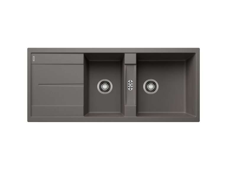 Blanco Metra 8 S silgranit composite kitchen sink in volcano grey