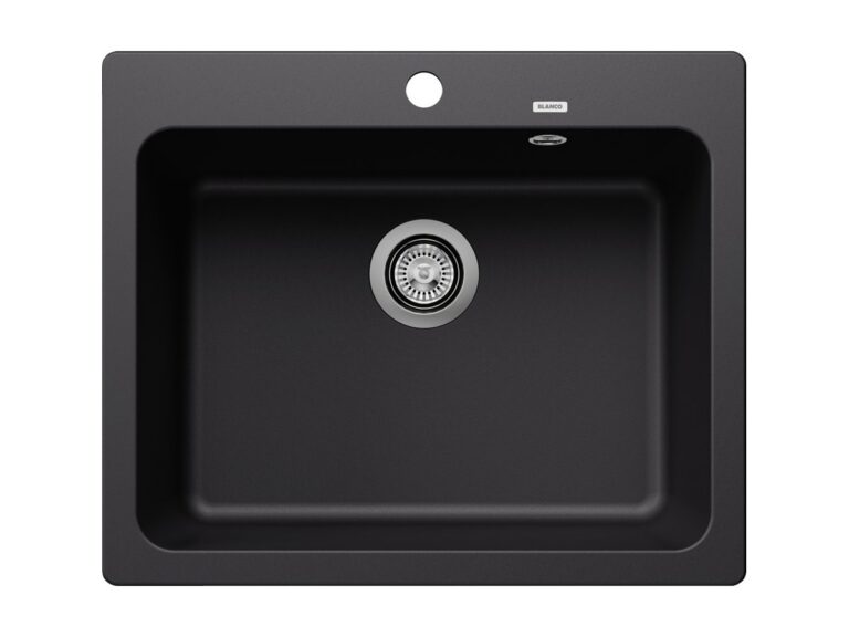 Blanco Naya 6 silgranit composite kitchen sink in black