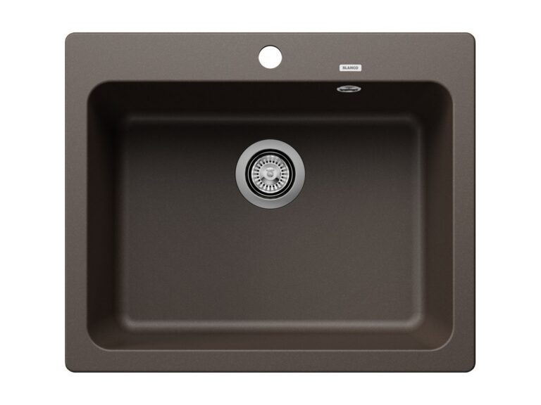 Blanco Naya 6 silgranit composite kitchen sink in coffee