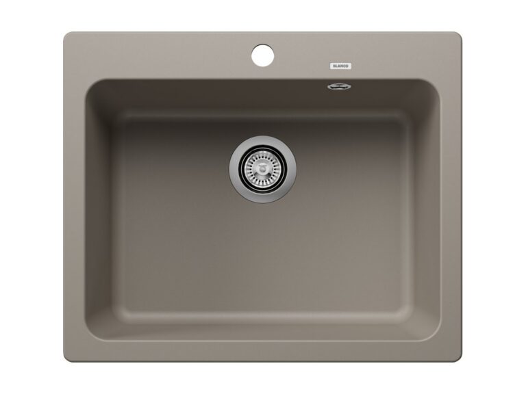 Blanco Naya 6 silgranit composite kitchen sink in tartufo