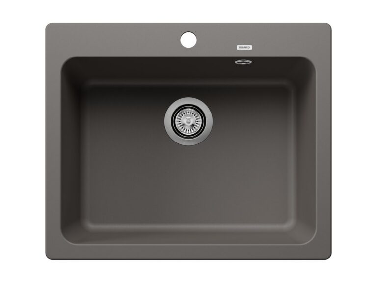 Blanco Naya 6 silgranit composite kitchen sink in volcano grey