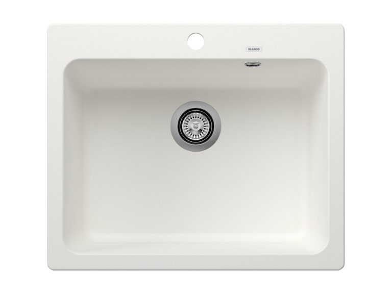 Blanco Naya 6 silgranit composite kitchen sink in white