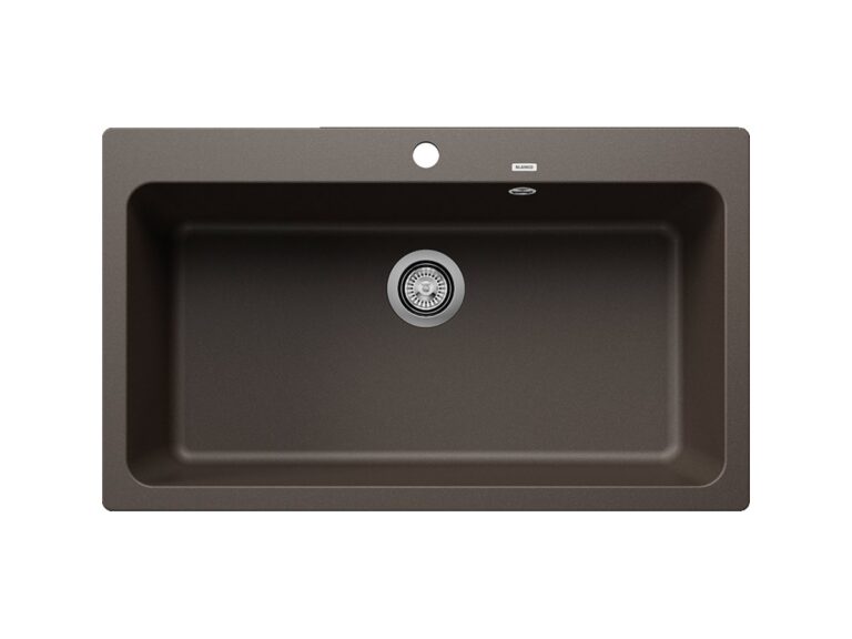 Blanco Naya XL 9 silgranit composite kitchen sink in coffee