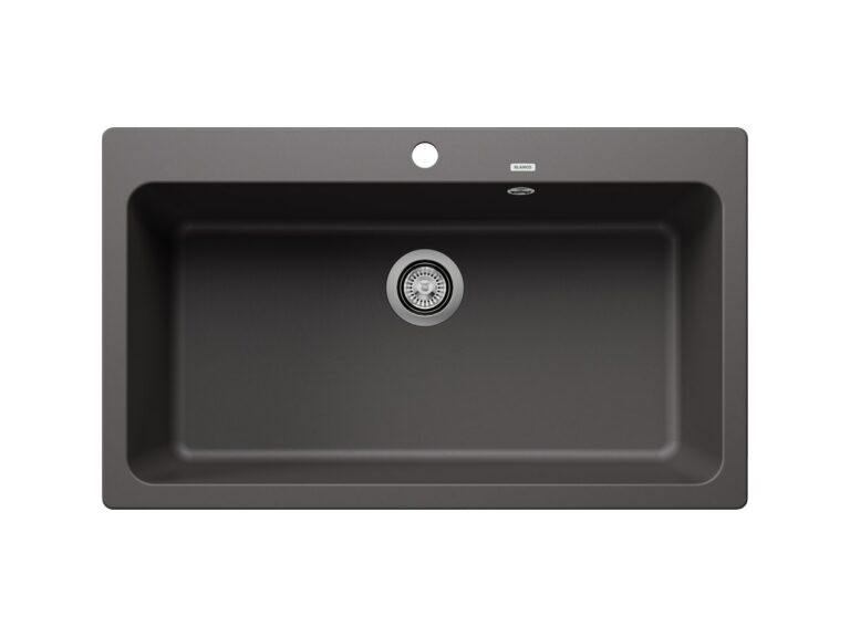 Blanco Naya XL 9 silgranit composite kitchen sink in rock grey