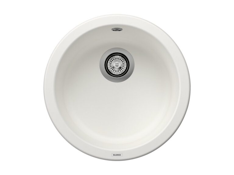 Blanco Rondo silgranit composite kitchen sink in white