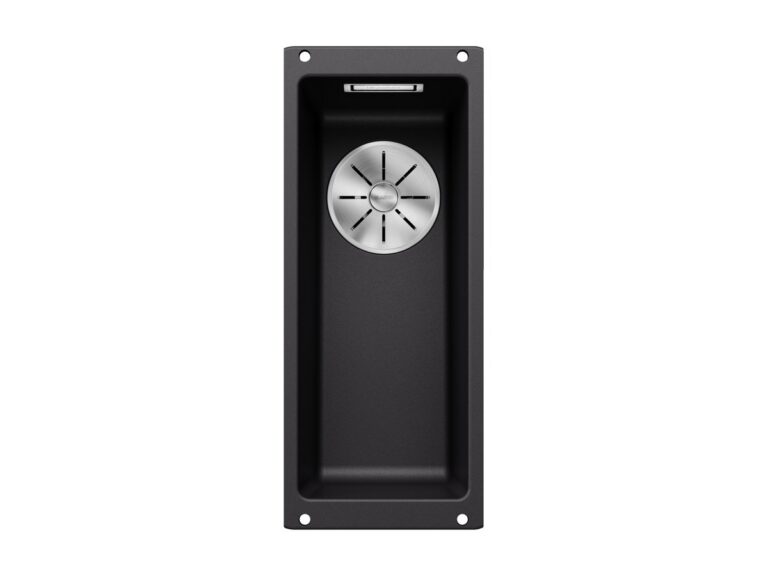 Blanco Subline 160-U silgranit composite kitchen sink in black