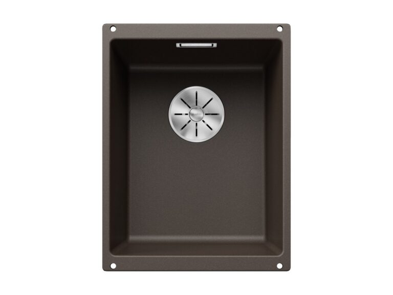 Blanco Subline 320-U silgranit composite kitchen sink in coffee