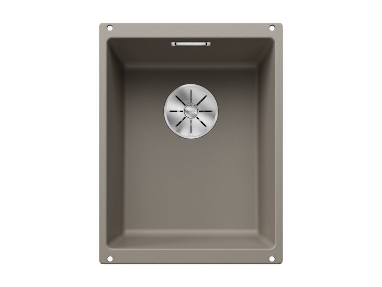 Blanco Subline 320-U silgranit composite kitchen sink in tartufo