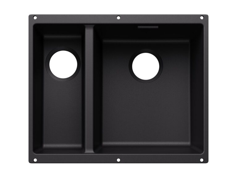 Blanco Subline 340/160-U silgranit composite kitchen sink in black