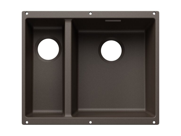 Blanco Subline 340/160-U silgranit composite kitchen sink in coffee
