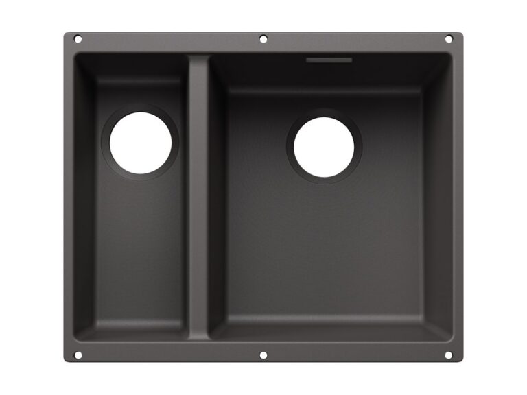 Blanco Subline 340/160-U silgranit composite kitchen sink in rock grey