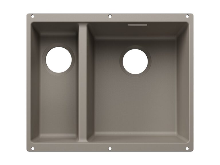 Blanco Subline 340/160-U silgranit composite kitchen sink in tartufo