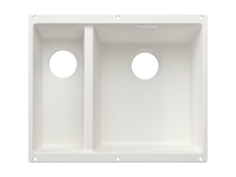 Blanco Subline 340/160-U silgranit composite kitchen sink in white