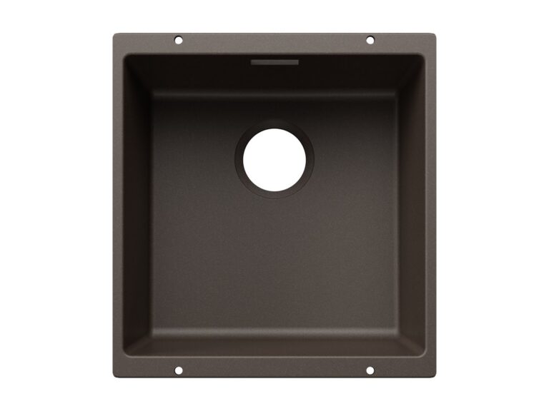 Blanco Subline 400-U silgranit composite kitchen sink in coffee