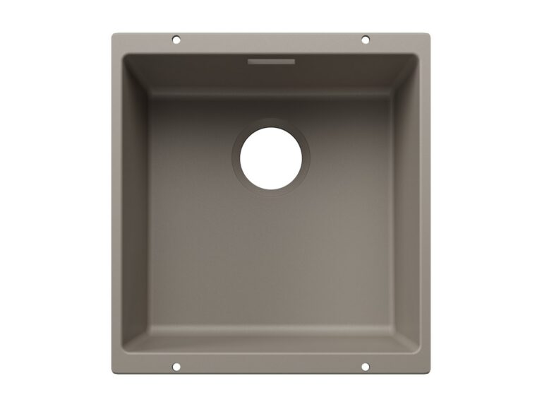 Blanco Subline 400-U silgranit composite kitchen sink in tartufo