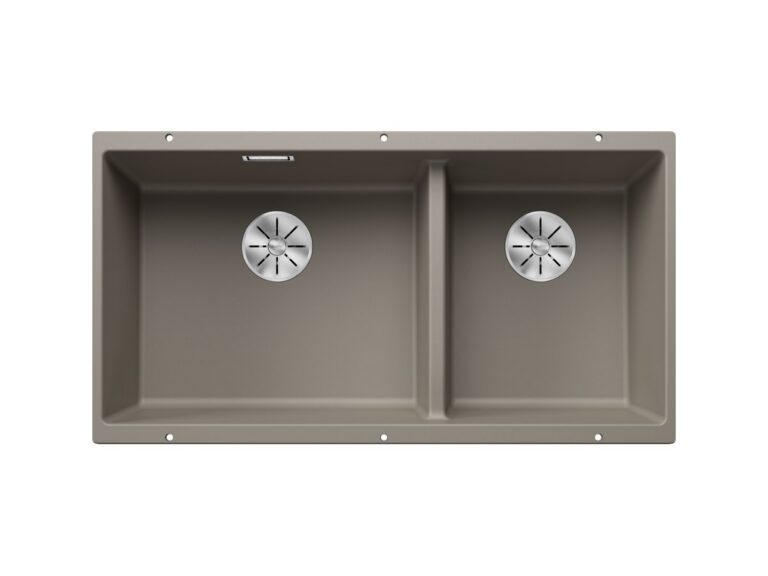 Blanco Subline 480/320-U silgranit composite kitchen sink in tartufo