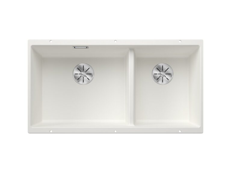 Blanco Subline 480/320-U silgranit composite kitchen sink in white