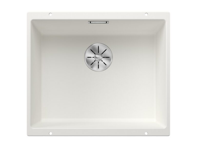 Blanco Subline 500-U silgranit composite kitchen sink in white