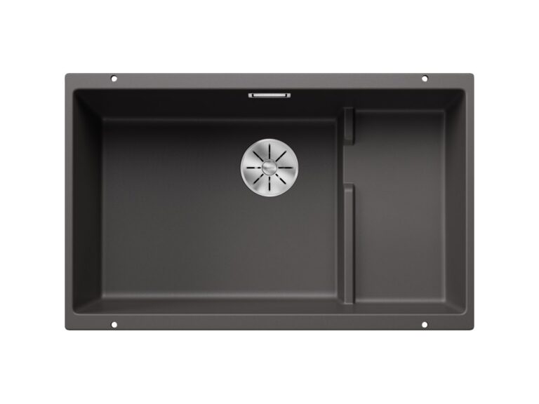 Blanco Subline 700-U Level silgranit composite kitchen sink in rock grey